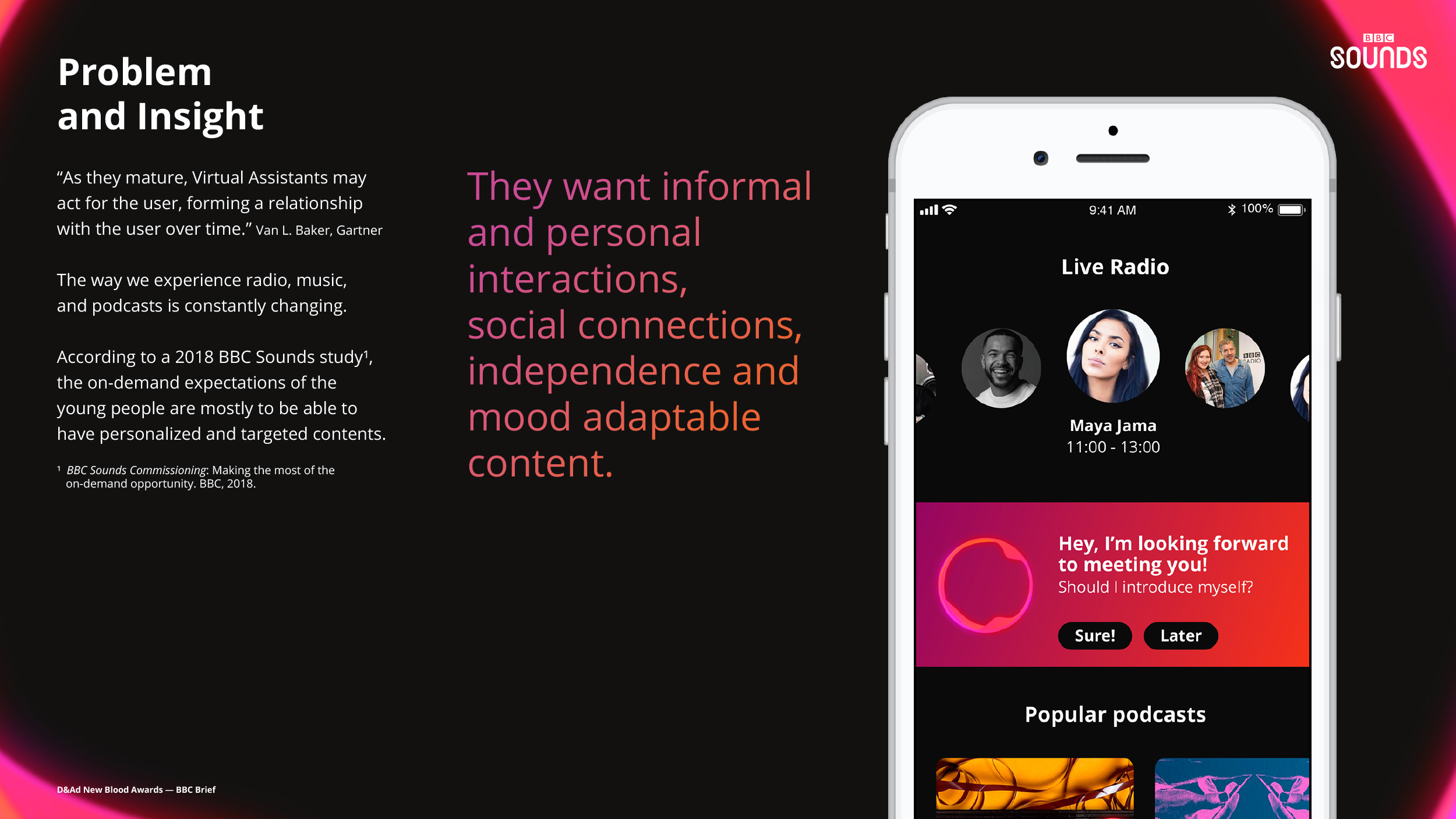 Partners in Sounds — BBC D&AD