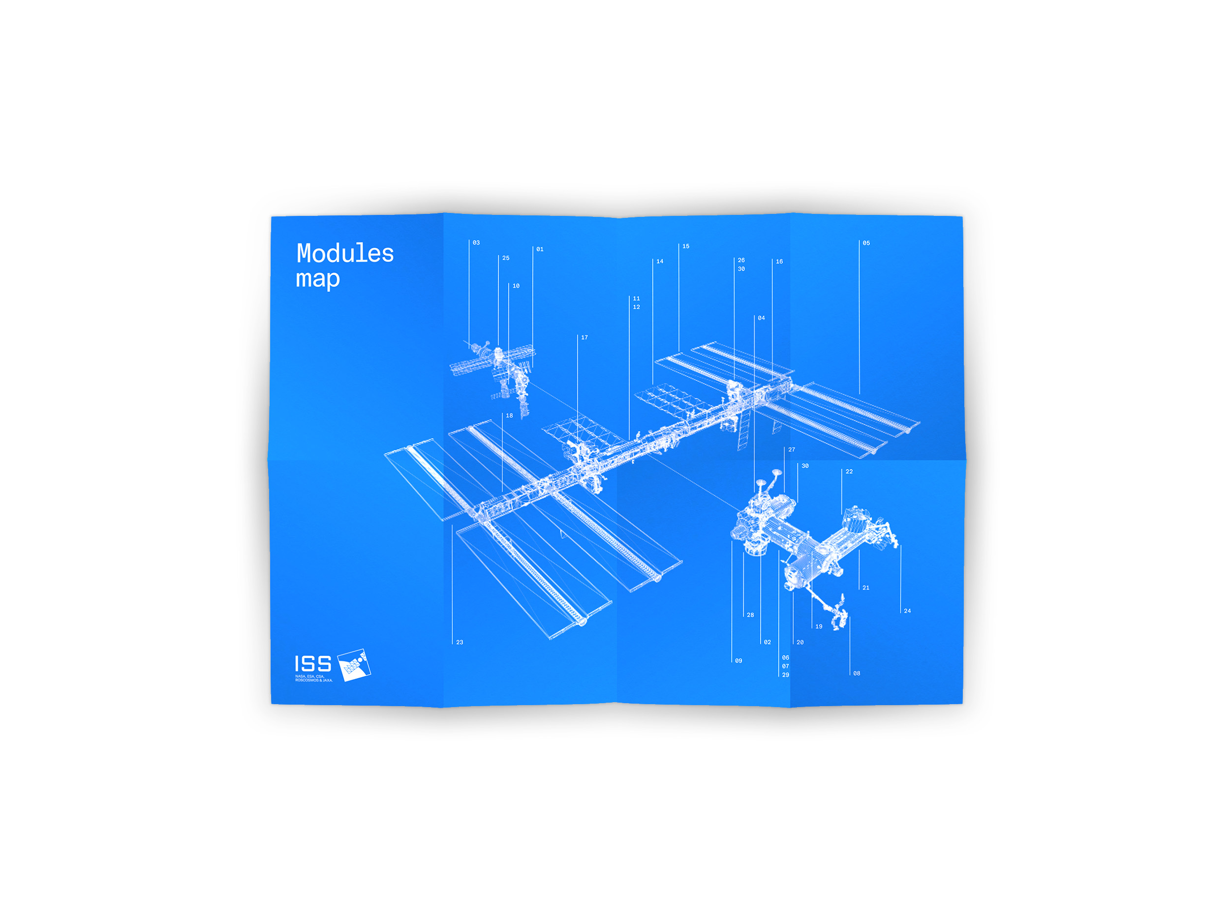 Modules Map - International Space Station
